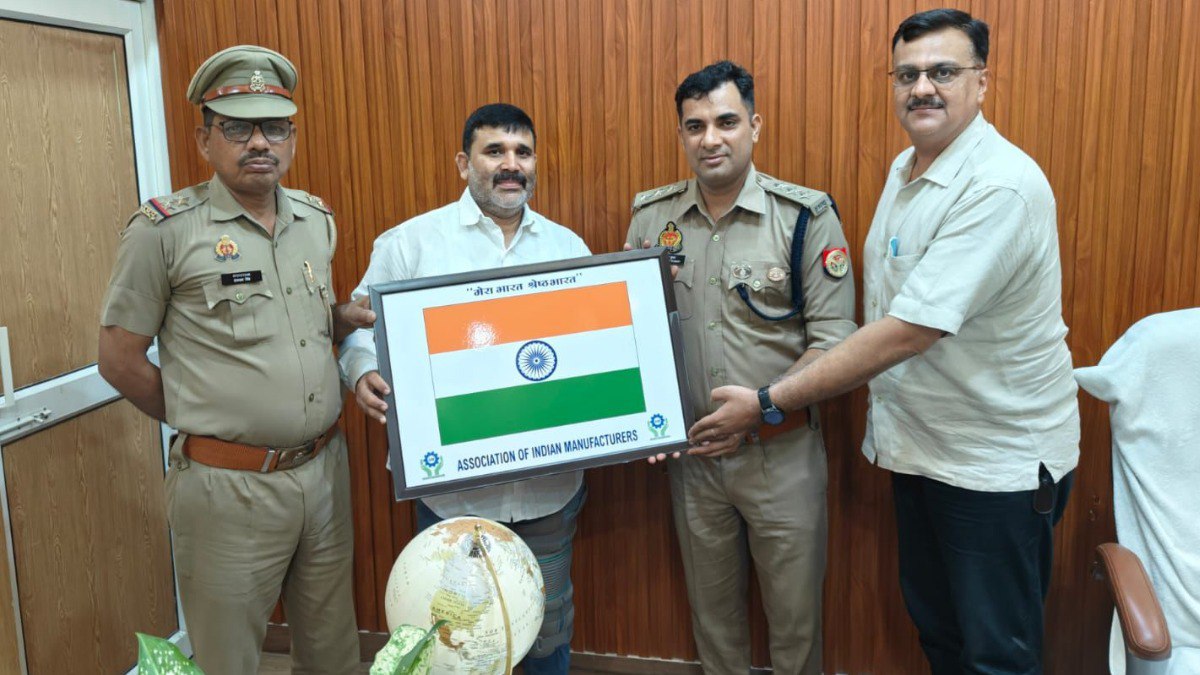 मुख्य अग्निशमन अधिकारी से मिले AIM प्रतिनिधि, उद्योगों की समस्याओं से कराया अवगतने ब्रांड 